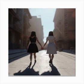 Sisters 3 ( Fromhifitowifi ) Canvas Print