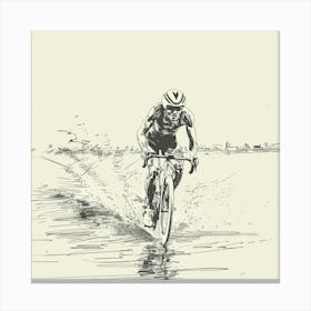 A Triathlon Event Hand Drawn Sketch Illustration 1718702200 1 Canvas Print