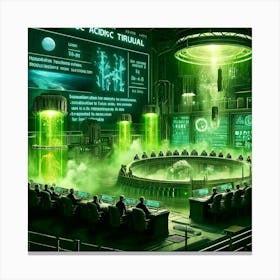 Acidic Tribunal Role Canvas Print