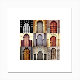 Doors Of Morocco Canvas Print