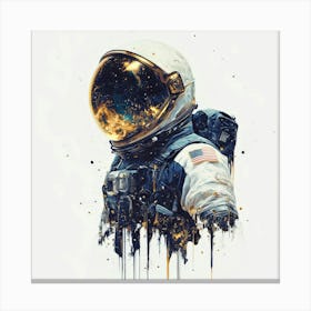 Astronaut Painting.Generated AI. Wall Art Print 1 Canvas Print