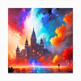 Castle In The Sky 6 Canvas Print