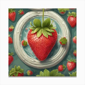 Strawberry Echo In Art Print Canvas Print