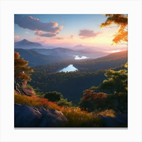 Blue Ridge Parkway Canvas Print