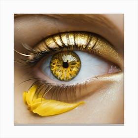 Golden Eye Canvas Print