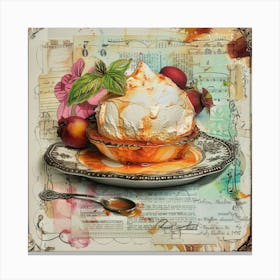 Baked Alaska Canvas Print