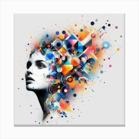 Frau, Gesicht 5 Canvas Print