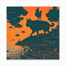 Kaiju Canvas Print