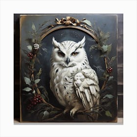 Owl Wall Canvas Print