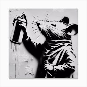 The Graffiti Rat 2 Canvas Print