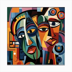 Two Faces 4 Canvas Print