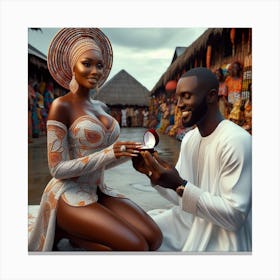 Nigerian Wedding Canvas Print