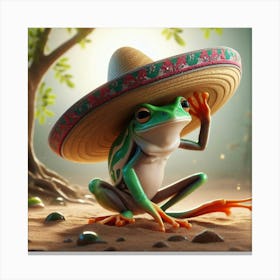 Mexican Frog Canvas Print