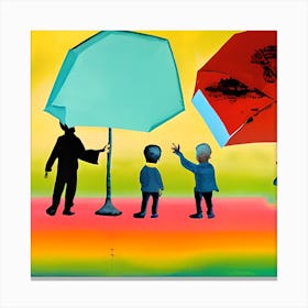 Umbrellas 6 Canvas Print