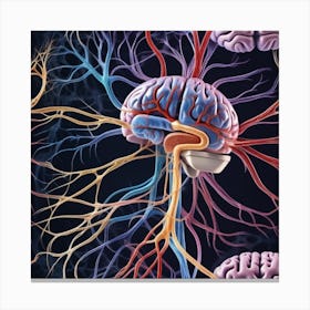 Brain And Nerves 26 Canvas Print