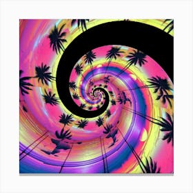 Psychedelic Spiral 4 Leinwandbild