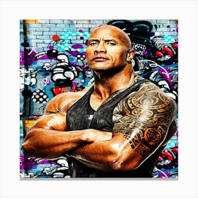 Dwayne Johnson 1 Canvas Print