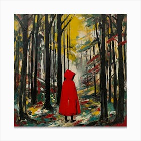 Red Riding Hood 3 Canvas Print