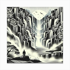 Waterfall 4 Canvas Print