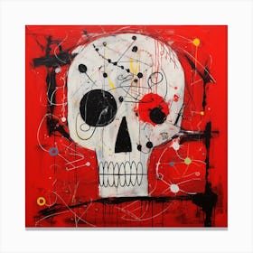 Skull Of The Day Canvas Print