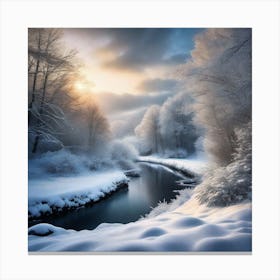 Snowy River 2 Canvas Print