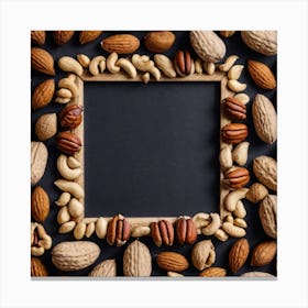 Frame With Nuts 3 Canvas Print