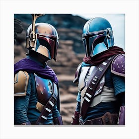 Star Wars The Mandalorian 1 Canvas Print