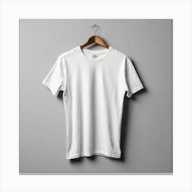 White T - Shirt 10 Canvas Print