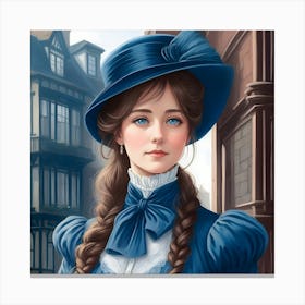 Edwardian Woman  Canvas Print