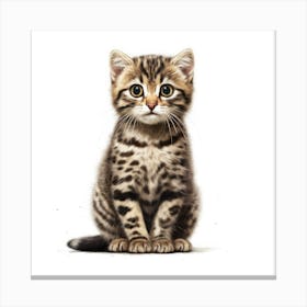 Bengal Kitten 1 Canvas Print