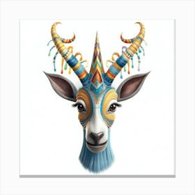 Antelope Head Canvas Print