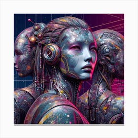 Cyborg Women 1 Canvas Print