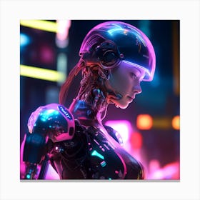 Cyborg 21 Canvas Print