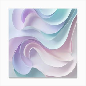 Abstract Wavy Pattern 4 Canvas Print