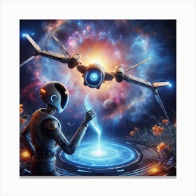 Space Odyssey 6 Canvas Print