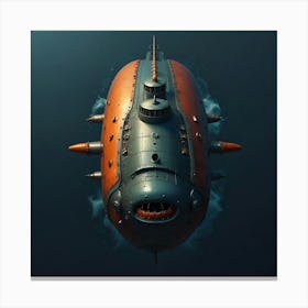 Default Create Unique Design Of Submarine 3 Canvas Print