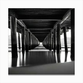 Under The Pier 8 Canvas Print