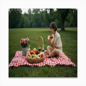 future life style - picnics Canvas Print