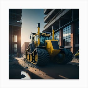 Buldozer Building (53) Canvas Print