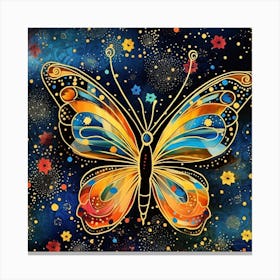 Butterfly In The Sky 1 Canvas Print