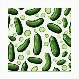 Cucumbers 18 Canvas Print