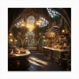 Fairytale Kitchen Canvas Print