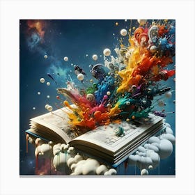 Book Art Canvas Print