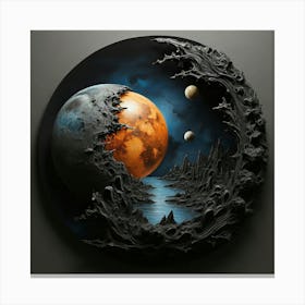 'Moonscape' Canvas Print