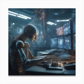 Cyborg 49 Canvas Print