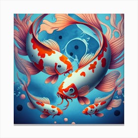 Koi Fish 1 Canvas Print