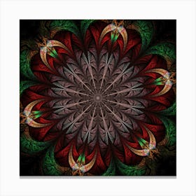 Fractal Flower Fantasy Floral 4 Canvas Print