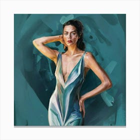 Mixed Media Pose Abstract Figurative Art Illustrat Wzurvnimrzgwcb905fdzhg Kwolah 5tz68oledwfl9aq Canvas Print