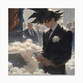 Dragon Ball Z Funeral Canvas Print