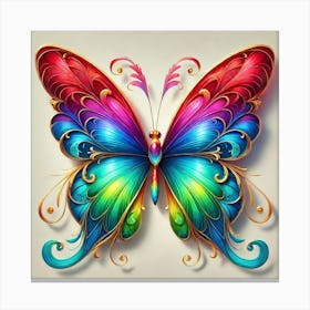 Colorful Butterfly 4 Canvas Print